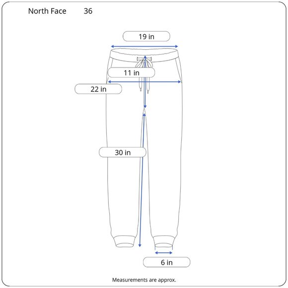 The North Face Men Gray Jogger Pants Stretch Zip Pocket Casual Size 36 - Picture 3 of 11